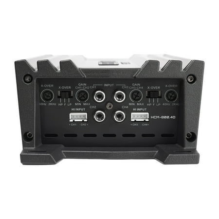 Hifonics - COLOSSUS MINI 800W Ultra-Compact Four-Channel Car Audio Amplifier - Black