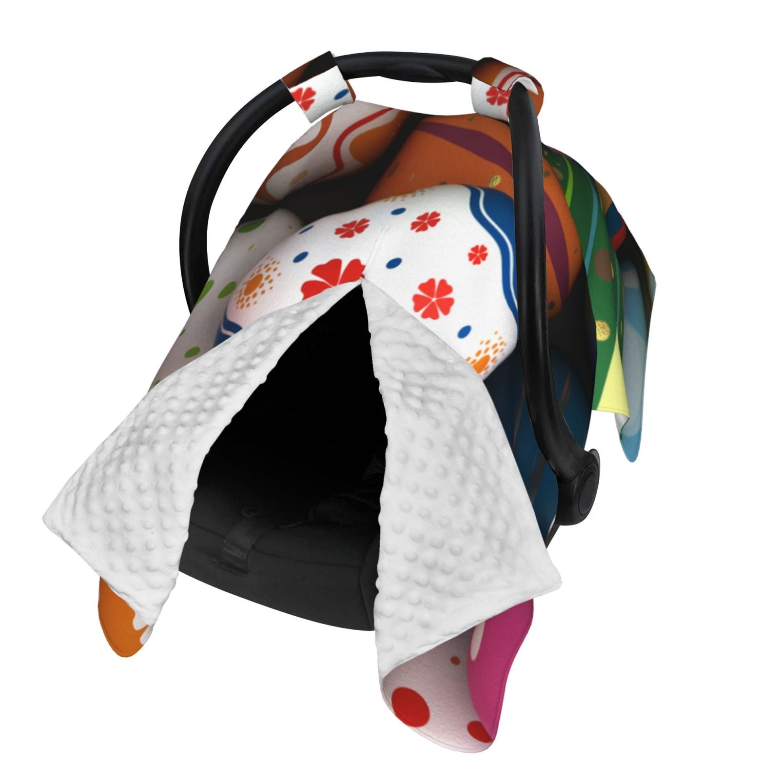 Naloa Easter Egg Baby Car Seat Cover, Breathable Baby Carrier Cover, Multiuse Baby Carrier Cover & Nursing Breastfeeding Cover