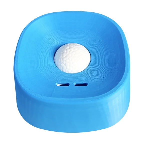 Dog Cat Licks Toys, Anxieties Relief Slow Feeder Dog Treat Toys to Keep Them Busy Lick Ball Treat Dispenser, Bowl Enrichment Toys to Keep Them, for Liquid Food (Blue Bowl)