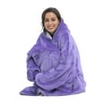 thumbnail image 7 of Tirrinia Oversized Blanket Hoodie, Wearable Fluffy Sherpa Blanket, Cozy Sweatshirt Blanket Gift for Adult Women Men Girlfriend, 7 of 7