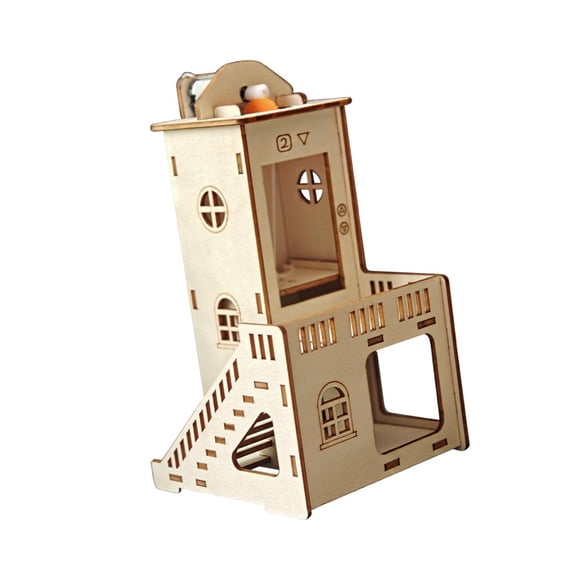 QSTDGVPW DIY Elevator Model Kit Physical Model Develop Skill Handcraft Science Experiment