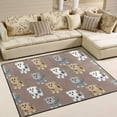 thumbnail image 2 of SKYSONIC Lightweight Soft Area Rugs Cute Puppies Pattern Floor Mat for Kids Playing Room Hardwood Floor Living Room 63x48 inch Nursery Rugs, 2 of 6