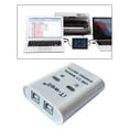 thumbnail image 3 of Dispositivo de uso compartido de impresora USB 2 en un Interruptor de uso compartido de impresora de salida Concentrador divisor de conmutación KVM blanco shamjiam Dispositivo para compartir impresoras, 3 of 8