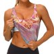 thumbnail image 3 of Fotbe Abstract Pink Gold Splash Sujetador Deportivo Largo sin Aros para Mujer con Almohadillas y Soporte Medio, Transpirable y Absorbente, Camiseta Tipo Chaleco o Tank Top-Medium, 3 of 8