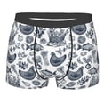 thumbnail image 5 of Uemuo Chicken And Fish Pattern Men's Boxer Briefs,Trunk Anti-Chafing,Comfortable, Durable, and Stylish Underwear-Medium, 5 of 9
