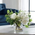 thumbnail image 4 of Uttermost Rosewood Farmhouse Glass/Plastic Garden Bouquet in Clear/Green, 4 of 4
