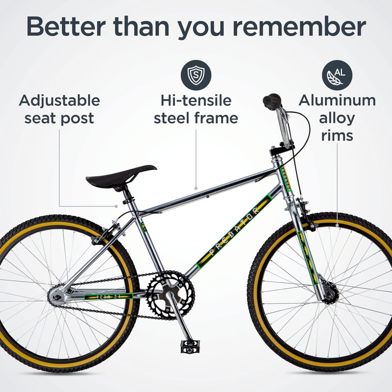 Mon Maneuver BMXビンテージフレーム 24インチ Schwinn Predator Team 24 BMX Bike, Classic 1983 Design, 24-Inch