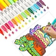 Permanent Markers, Shuttle Art 30 Colors Fine Point Assorted Colors