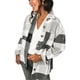 thumbnail image 1 of Camisa a cuadros de nuevo estilo europeo y americano para mujer, chaqueta informal abotonada con bolsillos para otoño e invierno, 2023, 1 of 4