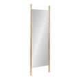 thumbnail image 1 of Kate and Laurel Findlay Transitional Wood Wall Leaner Mirror, 21x67, Natural Finish, Scandinavian Style Full Length Mirror, 1 of 7