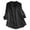 Black, variant on Women's Knot Long Sleeved Button Down Small V Neck Shirt Loose Multicolor Top Button down Long Sleeve Dress Half Half Tights Fitted Dress Shirts for Women