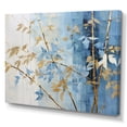 thumbnail image 2 of Designart "Dancing With Blue And Gold Bamboo" Bamboo Canvas Art Print, 2 of 7