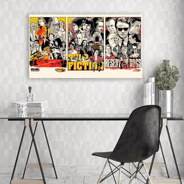 Cuadro Películas Tarantino Pulp Fiction Kill Bill En Canvas