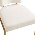 thumbnail image 4 of Home Gear Lot de 2 chaises de salle à manger dorées, 4 of 9