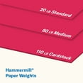 thumbnail image 7 of Hammermill Premium 110 lb. Cardstock Paper 8.5" x 11" Red 600 Sheets/Carton (168300), 7 of 7