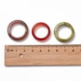 thumbnail image 5 of 8pcs Natural Gemstone Rings Wide Band Rings Size 6 1/4~Size 11 3/4(16.7~21.1mm), 5 of 6