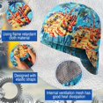 thumbnail image 4 of HSHDLDF 3 Pcs Flame Resistant Welding Cap Mesh Inside Liner Electric Cap Mesh Inside Liner Welding Hats for Men Welding Helmet Electrician Gas (Camouflage Style), 4 of 7