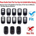 thumbnail image 2 of Key Fob Cover Compatible with Honda Accord Civic CRV HRV CRZ Fit Odyssey Passport Pilot Keychain Case Holder Protector,Purple, 2 of 7
