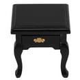 thumbnail image 1 of OUNONA Mini Wood Cabinet Black Wood 1Pcs For Dining Room Decoration, 1 of 7