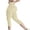 Khaki, variant on Women's High Waist Elastic Leggings with Flap Pocket for Running Yoga Fitness Outdoor Activities Casual Wear