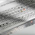 thumbnail image 2 of Tabla periódica de elementos químicos, tabla periódica de acrílico, tabla periódica con elementos, adorno de tabla periódica, ingeniería de precisión, 2 of 8