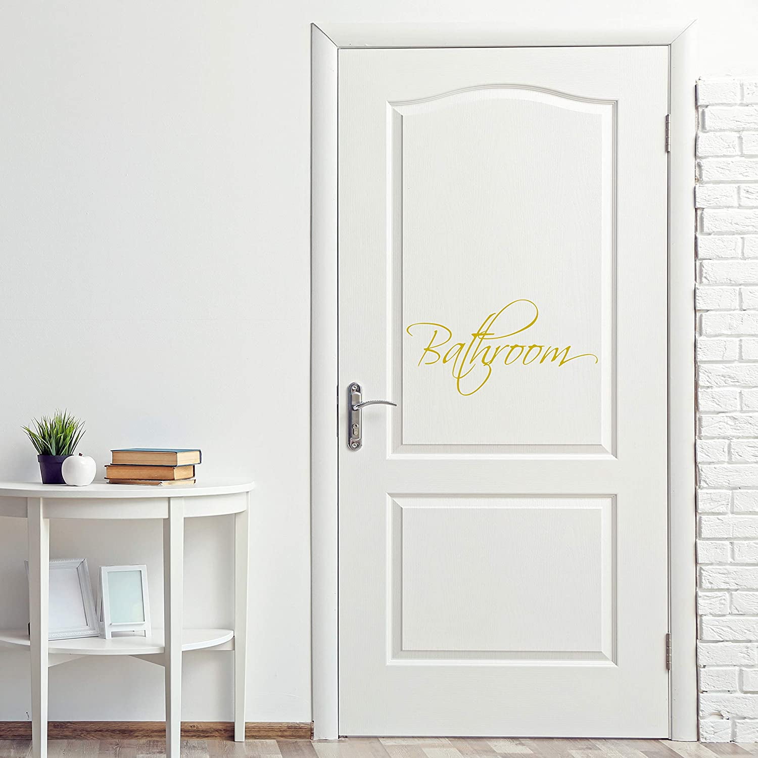 VWAQ Bathroom Door Decal Vinyl Sticker Restroom Decor Home Decorations - Walmart.com