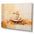 thumbnail image 2 of Designart "Minimalist Nuts Cup In Orange And Beige II" Nuts Wall Art Prints, 2 of 7