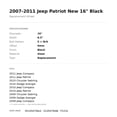 thumbnail image 4 of Chrysler Wheel 2007-2012 16" Replica 2283 F2231, 4 of 4