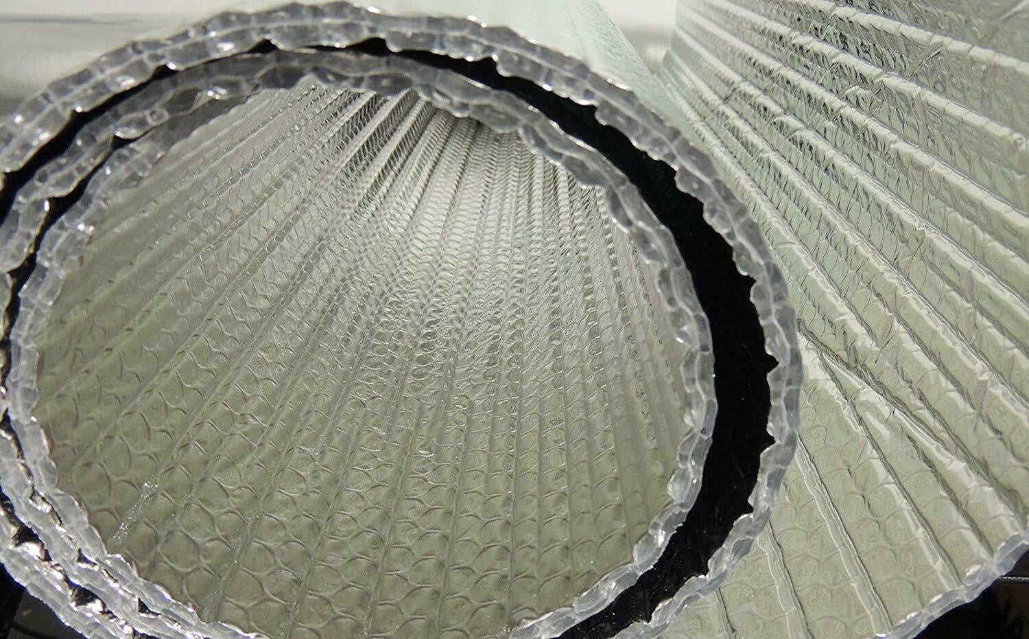 100sqft Dual Bubble Double Reflective Foil Insulation Radiant Barrier 4x25 