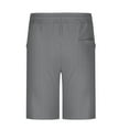 thumbnail image 6 of Soft Shorts Men Men's Sweatpant Shorts Sport Wear for Men Mens Pajamas Shorts Men Workout Short Shorts Mens Athletic Clearance Mens Shorts, Gray, L, 6 of 6