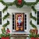 thumbnail image 4 of Uuiauoio Christmas Door Curtain,Festive Christmas Door Curtain with Santa Claus Design Outdoor Holiday Decor Hanging Fabric Banner for Porch Entryway Wall Photo Background and Party Decoration, 4 of 6