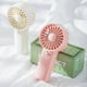 thumbnail image 2 of Dry battery small fan small fresh student dormitory portable outdoor portable lanyard mini handheld small fan White, 2 of 4