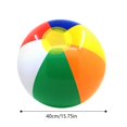 thumbnail image 5 of sdhkgrrt Beach Balls 3-Pack, Inflatable PoolToysand Water Games, Large 40CM Outdoor BeachToysforKidsAdults, Summer Party Decorations, Swimming Pool Lake Sea Beach Party Supplies, 5 of 8