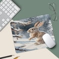 thumbnail image 5 of Winter Decor Rabbit Printed Mouse Pad, 10"x12", Square Mouse Pad, Cloth with Rubberized Base, Standard, 5 of 8