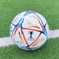 thumbnail image 3 of Balón de fútbol de tamaño estándar 4/5 para niños, para interior y exterior, para partidos de liga de adultos, de PU, resistente al desgaste, antideslizante, 3 of 4