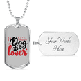 thumbnail image 4 of Stainless Steel or 18k Gold Dog Tag 24" Chain, 4 of 8