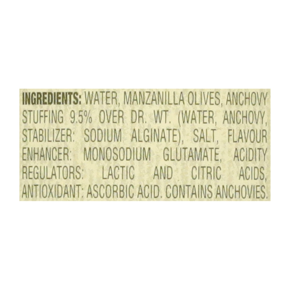 Iberia Premium Select Spanish Manzanilla Olives with Anchovy Stuffing 5.2 oz