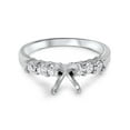 thumbnail image 4 of 1/2ct Diamond Engagement Semi Mounting Ring Setting 14K White Gold, 4 of 4