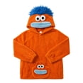 thumbnail image 6 of Halloween Hoodie Big Mouth Monster Unisex Oversized Cozy Fleece Pajama Loungewear Fuzzy Holiday Hoodie Pullover Saffron, 6 of 7