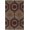 Dark Brown, Tan, Dark Red / Canovanas, variant on Hauteloom Canovanas Wool Living Room, Bedroom Area Rug - Contemporary - Dark Brown, Tan, Dark Red - 10' x 14'