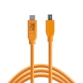 thumbnail image 1 of Cable Tether Tools TetherPro USB-C a 2.0 Mini-B de 5 pines y 4,6 m, 1 of 7