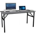 thumbnail image 3 of SOGES 55 inches Folding Table Computer Table Workstation No Install Needed, Gray, 3 of 6