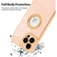 thumbnail image 3 of for iPhone 13 Pro Case with Camera Lens Protector, Logo View for Women Girls, Soft Slim Phone Cases for iPhone 13 Pro Clear Ultra-Thin Back Cover (Pink), 3 of 10