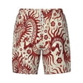 thumbnail image 4 of Lsque Mens Swim Trunks Dragons1 Pattern - Bathing Suit Compression Liner - Beach Swim Shorts Swimwear - (S-3XL) - Stretch Quick Dry -Large, 4 of 9