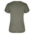 thumbnail image 4 of Bigersell Women Short Sleeve Tops Fashion Women Round Neck Short Sleeve Ruffle Solid T-shirt Tops Summer Blouse Regular Tunic Round Neck Short Sleeve Trendy Summer Tops Style B42595, Gray L, 4 of 7