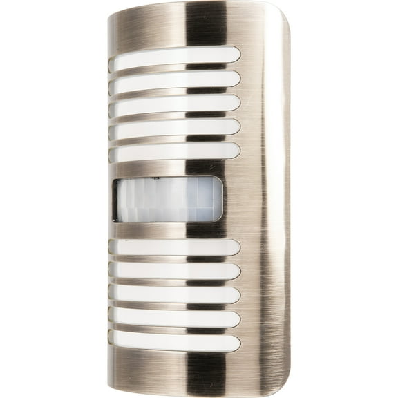 GE Coverlite LED Motion-Select Night Light, Plug-in, Brushed Nickel, 37299