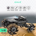 thumbnail image 3 of Carro a control remoto buggy con llanta expandible tanque jeep camioneta RC de metal 4x4 10 km/h, 3 of 9