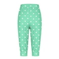 thumbnail image 5 of SwiftWear Women's Polka Dots Capri Pants Adjustable Drawstring Waist & Functional Pockets | Breathable Casual Athletic Wear​, 5 of 6