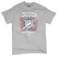 thumbnail image 5 of Ford F-100 Lightning Bolt Gear FoMoCo T-shirt Vintage Classic Pickup Truck 1953 Iconic Retro Emblem Men's Tee, 5 of 7