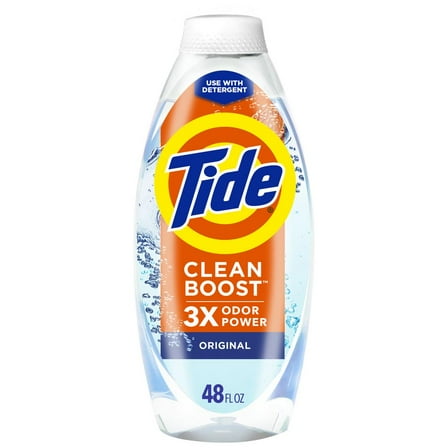 Tide Clean Boost Rinse Laundry Odor Remover, 70 Loads - Original - 48 oz